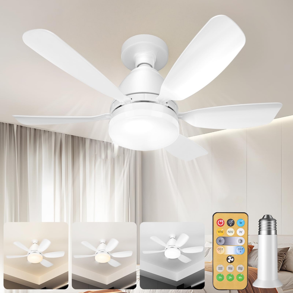 Ventilador com Luminária Mais Vendido com Conforto bivolt + controle 