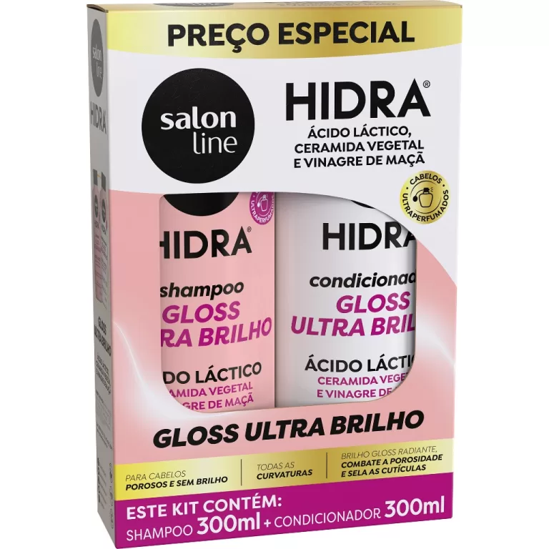 Kit Shampoo + Condicionador Hidra Nutrição e Bri