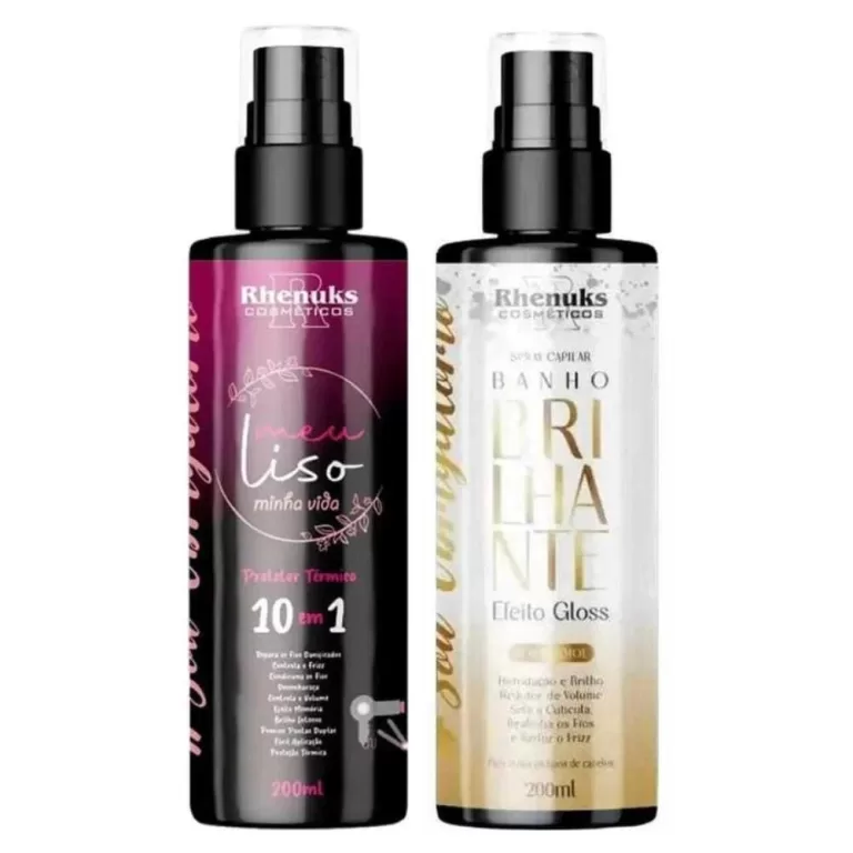 Kit Spray Capilar Meu liso + Spray Capilar efeito 