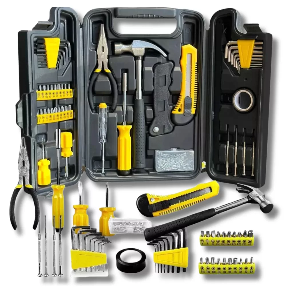 Jogo Kit De Ferramenta 200 Peças Com Maleta Completa Profissional