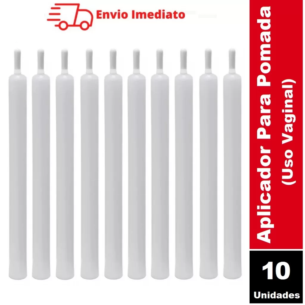 Aplicador Vaginal M9 5g Sem Graduação Para Pomada (10 Unidades) – Cuidados Feminino