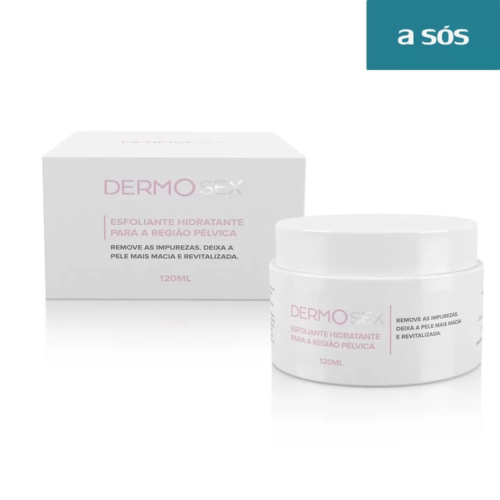 Esfoliante Hidratante íntimo para Região Pélvica Dermosex – 120 ml