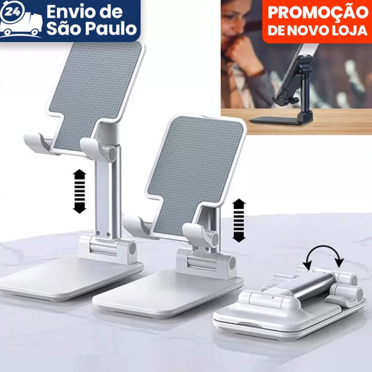 Suporte para Celular Tablet Dobrável com Tripé P