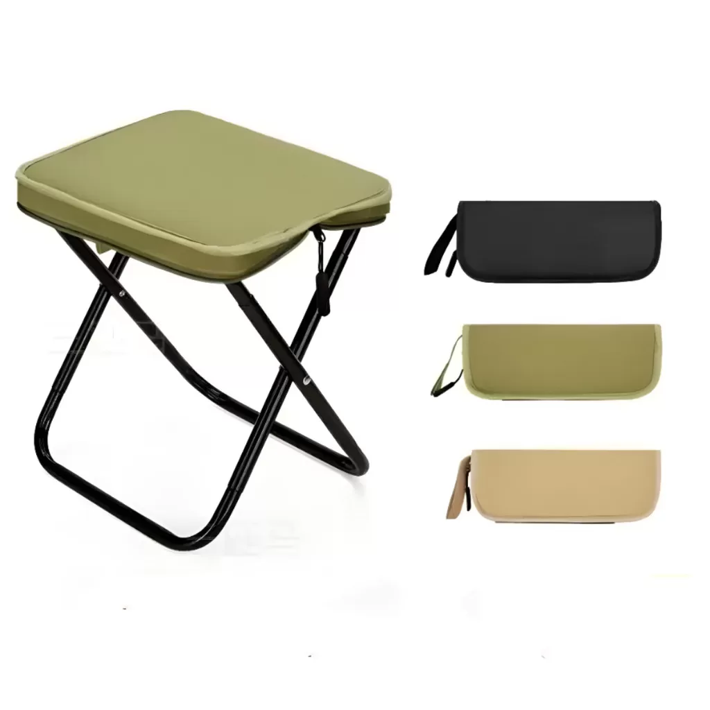 Banqueta Dobrável Cadeira de Pesca Leve Piquenique Cadeira de Acampamento Dobrável Pano de Alumínio