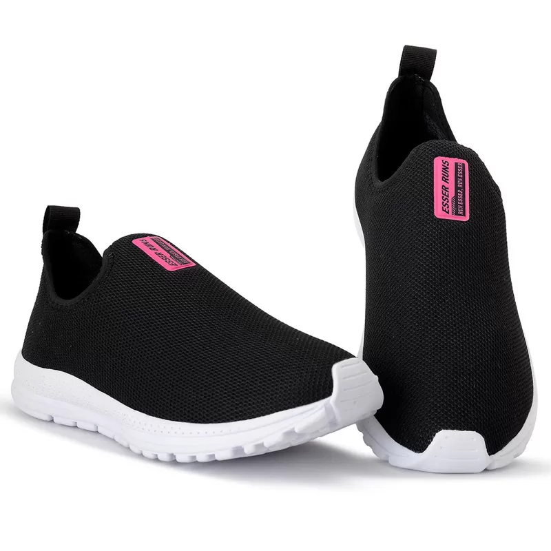 Tênis Meia Feminino Calce Fácil Botinha Ortopédico Esportivo Sneaker Slip On Casual confortável Acad