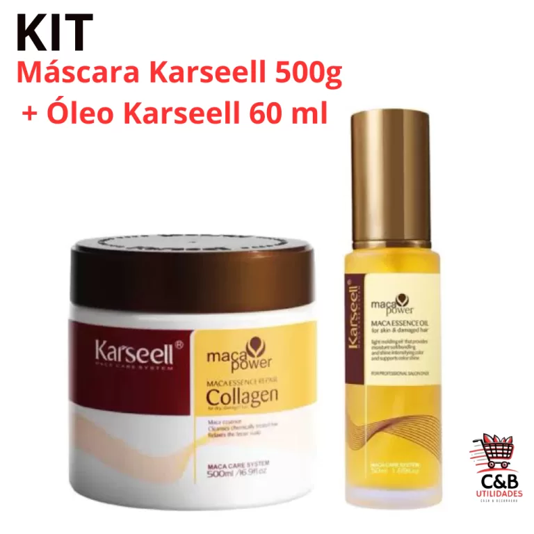 Kit Máscara Karseell 500g + Óleo Karseell 60ml