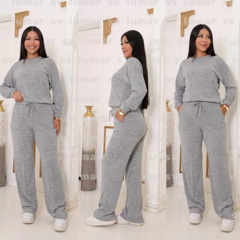 Conjunto Femenino Lanzinha 2 Peças Blusa e Pantal