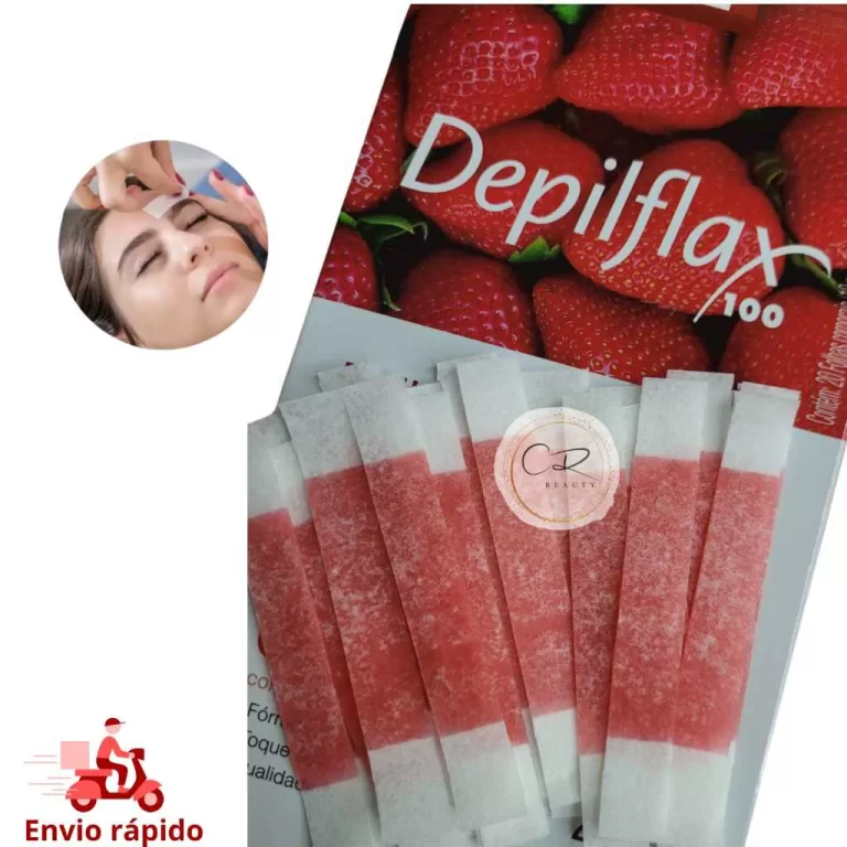 Tiras de cera Depilflax epilação design de sobra