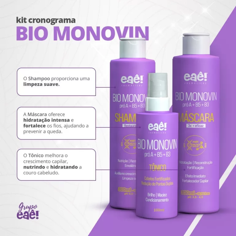 Tonico Bio Monovin Crescimento e Queda Capilar For
