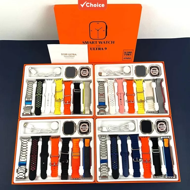 S100 Ultra 2 Novo Smartwatch 7 Em 1 Alças 49mm Fu