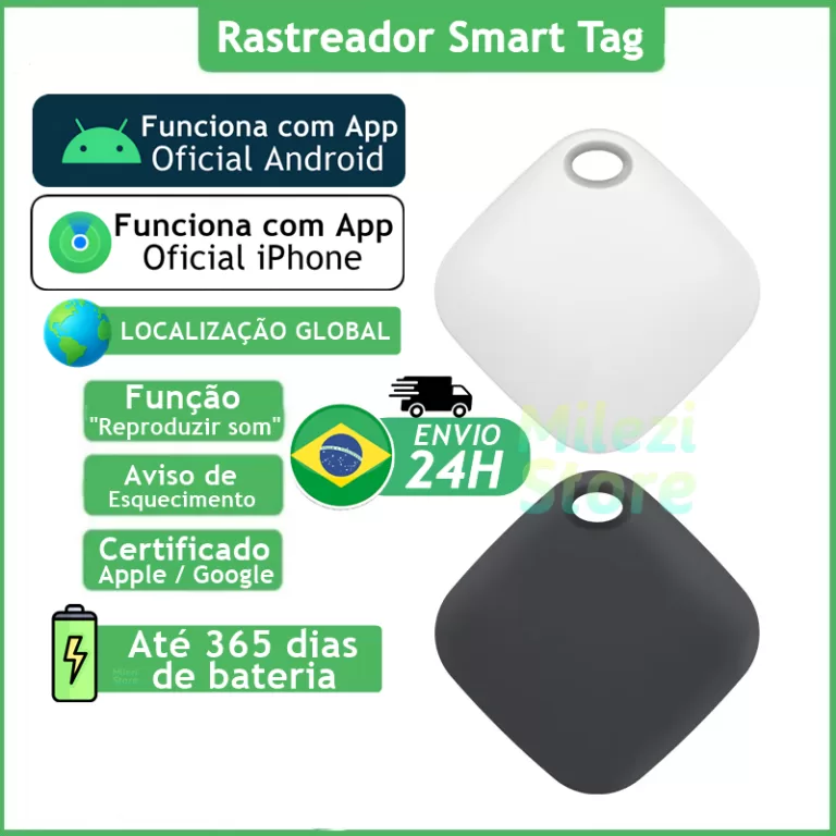 Rastreador Smart Tag iPhone Android Certificado Ap