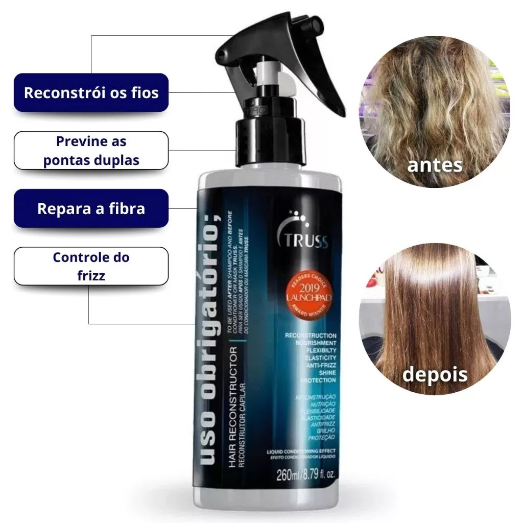 Truss Uso Obrigatório 260ml (Potente Reconstrutor Capilar) Tratamento Capilar