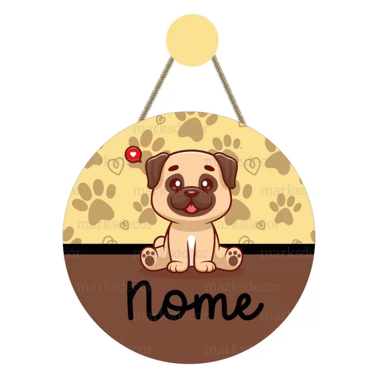 Enfeite Porta Maternidade Cachorro Pet Shop + Pend