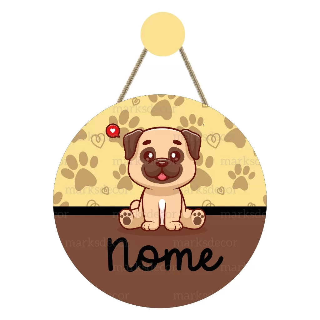 Enfeite Porta Maternidade Cachorro Pet Shop + Pendurador Incluso, Decoração Quantinho do Pet