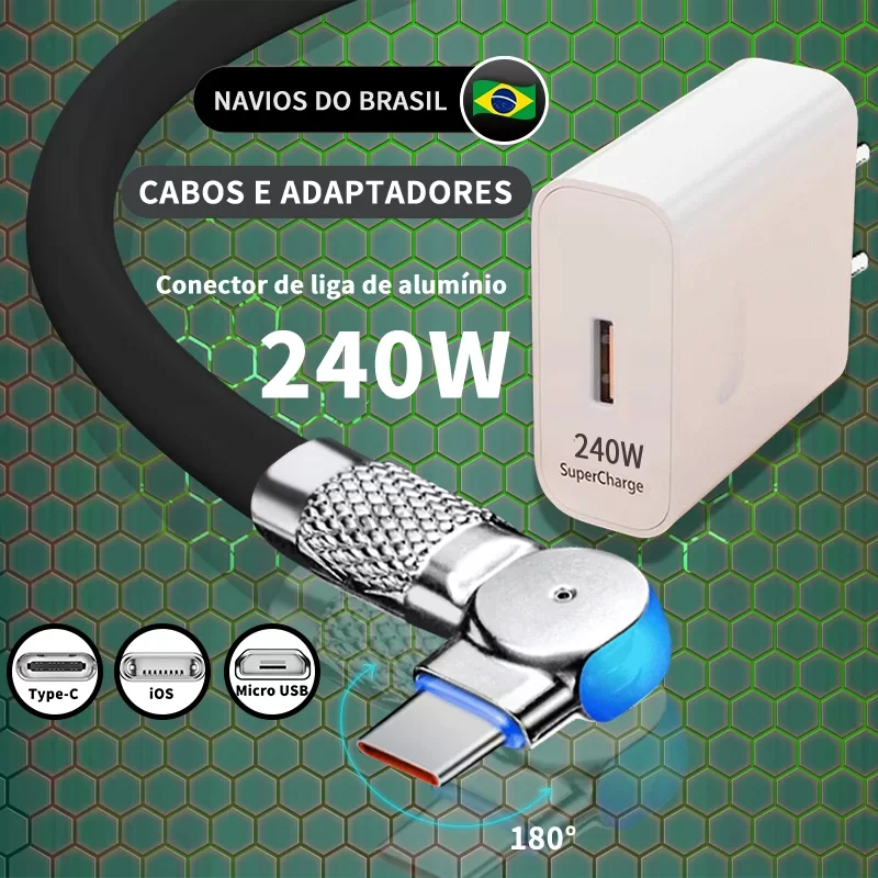 Cabo Turbo USB Carregador Rápido Aplicável A Tipo C Micro USB V8 Cabo De Carregamento De 1,5 M