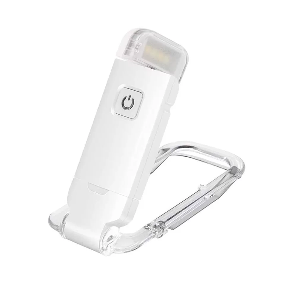 Luz De Leitura De Livros De Leds Brilho Ajustável USB Clip De Proteção Dos Olhos Portátil Bookmark L