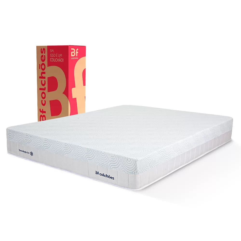 Colchão King Ortopédico D33 Molas Ensacadas Tecido Refrescante Fresh BF Colchões