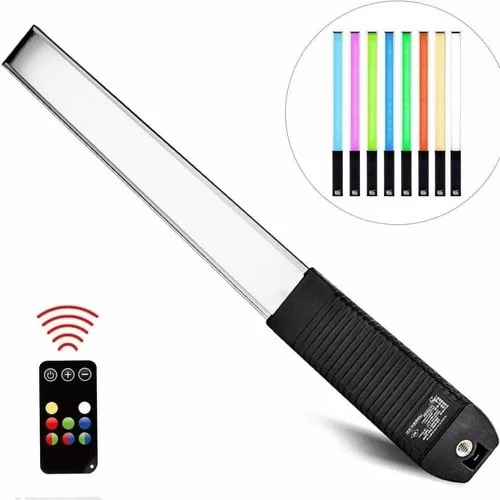 Bastão Led Rgb Luxceo Q508a  Profissional Com Con
