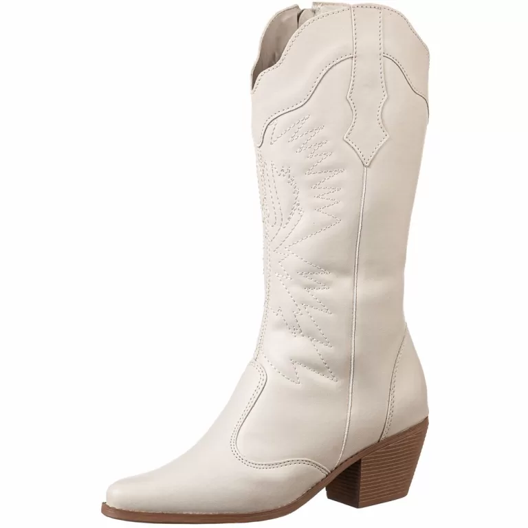 Bota Texana GiGiL Feminina Cano Alto Salto Médio 