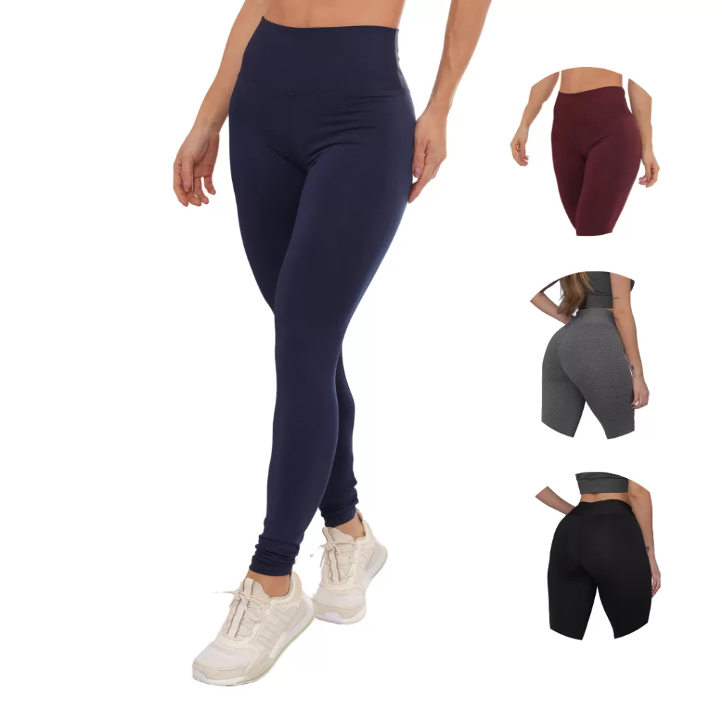 Calça Legging Flanelada Forrada Fitness Academia Calça para Treinar