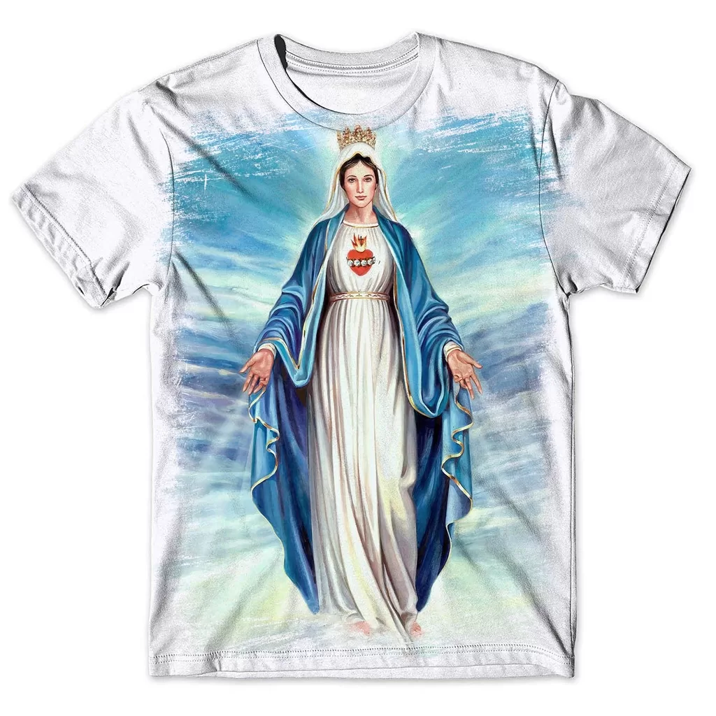Camisa Camiseta Masculina Nossa Senhora Aparecida 88