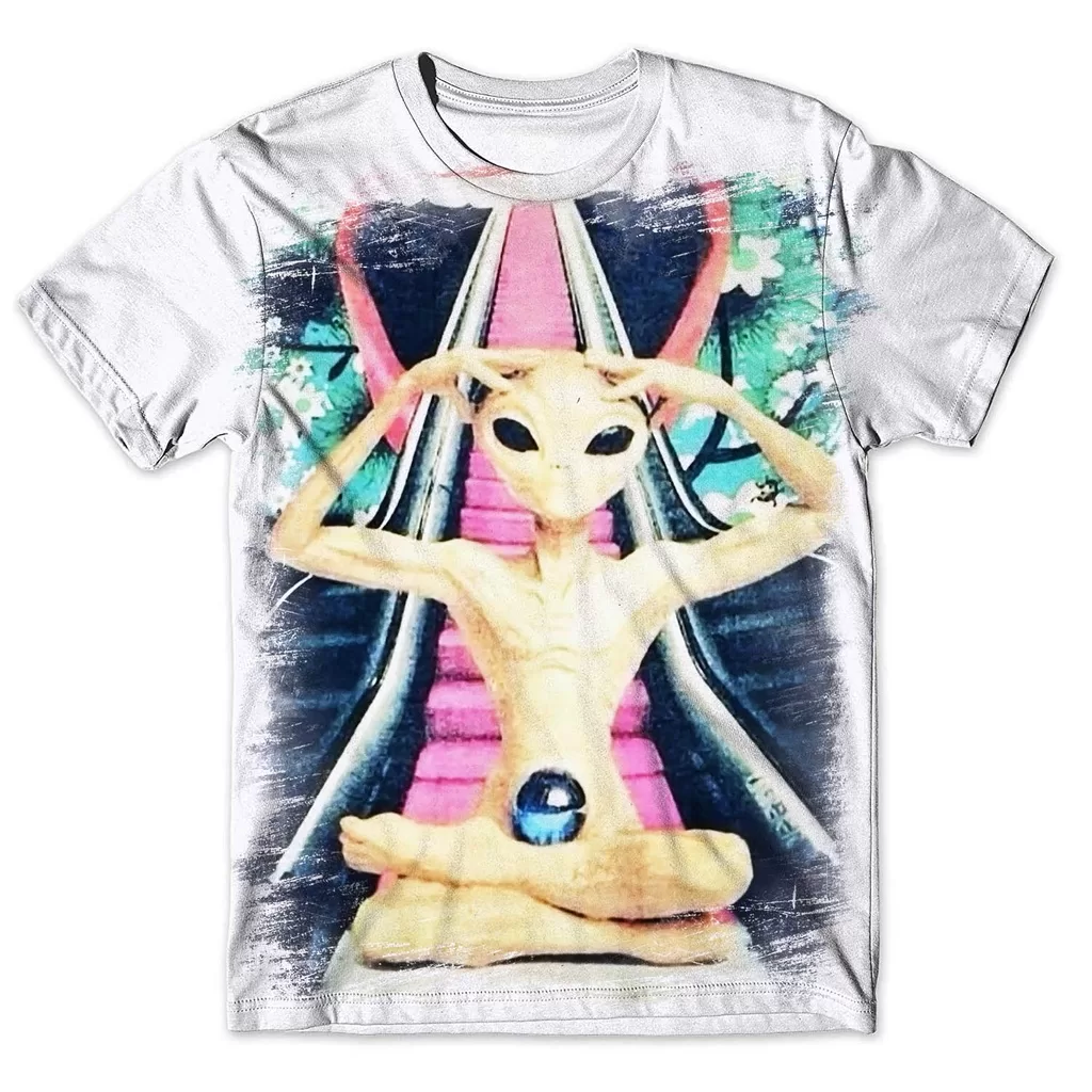 Camisa Camiseta Masculina Alienígena ET Ovni 16