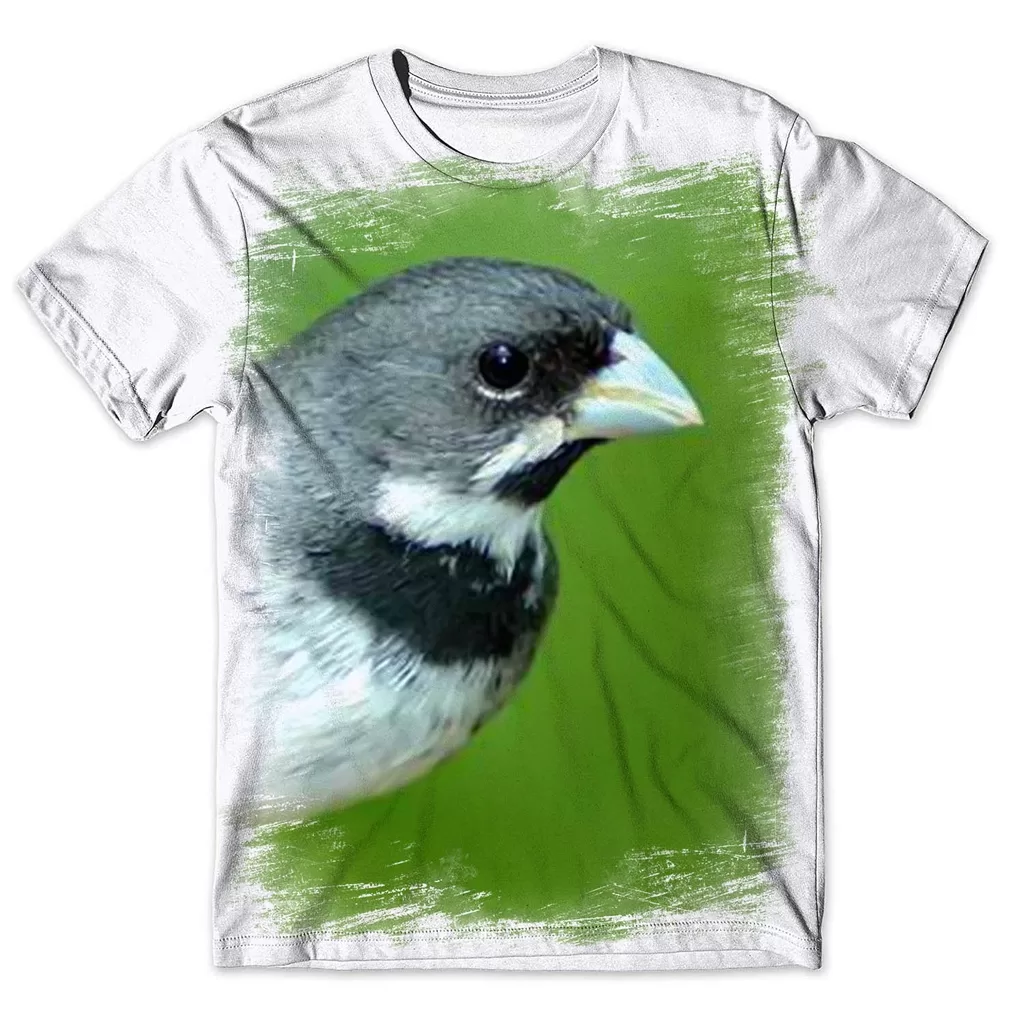 Camisa Camiseta Masculina Ave Pássaro Colerinho