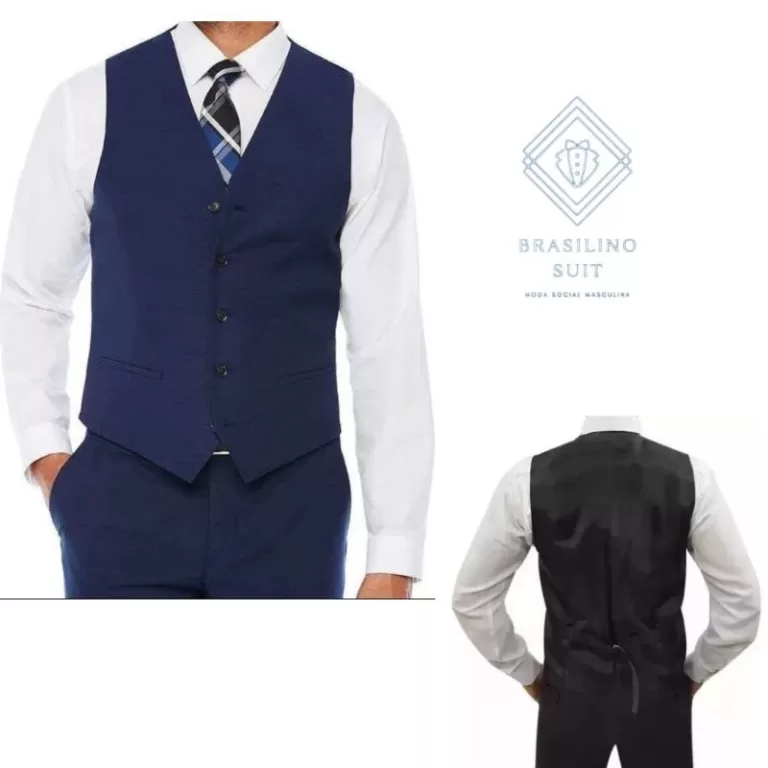 Colete Social Masculino OxFord Premium Colete Masc