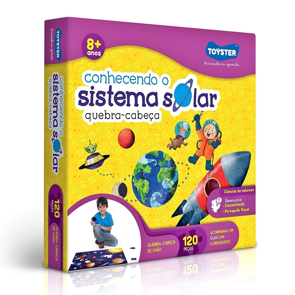 QUEBRA CABECA GRANDAO SISTEMA SOLAR 120 PECAS – TOYSTER