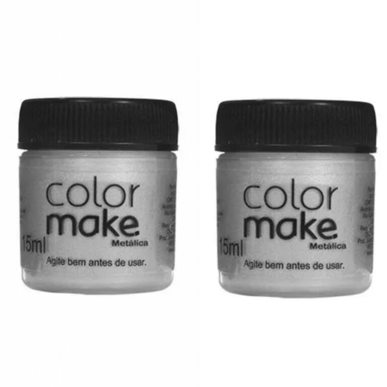 Kit Tinta Liquida Metálica 15ml Colormake C/ 2 (P