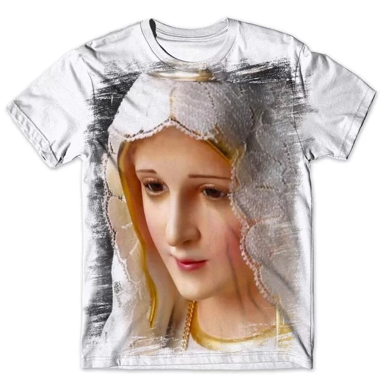 Camisa Camiseta Masculina Nossa Senhora Aparecida 