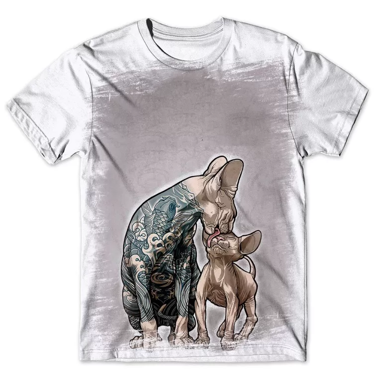 Camisa Camiseta Masculina Gato 136
