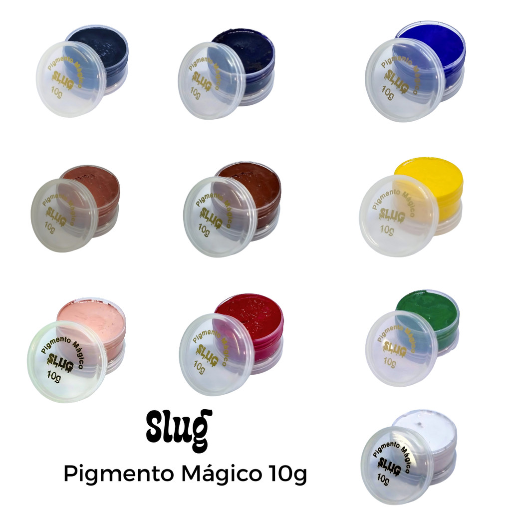 Kit Pigmento Mágico Slug 10g (Todas as cores)