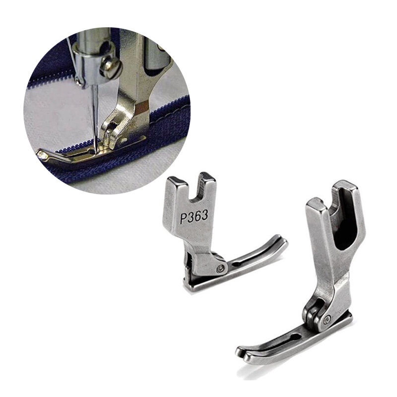 Calcador Pé Pézinho Sapata Sapatilha De Pregar Ziper Zipper Estreito Reta Industrial – P363