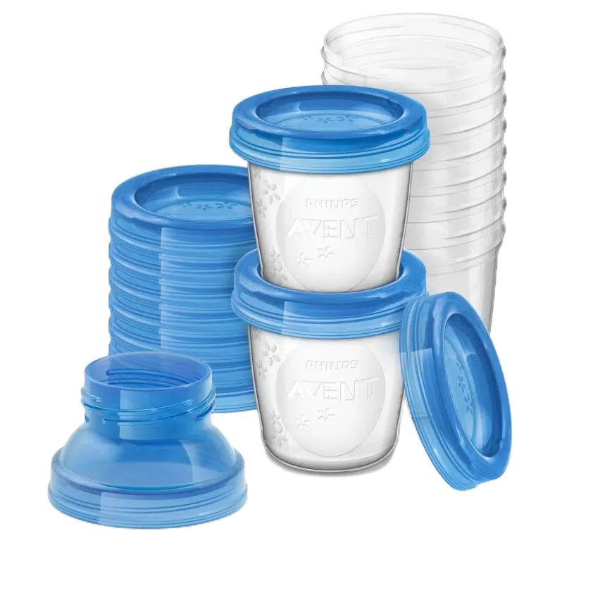 Potes Para Armazenamento De Leite Materno Avent 180ml – 10 UNIDADES