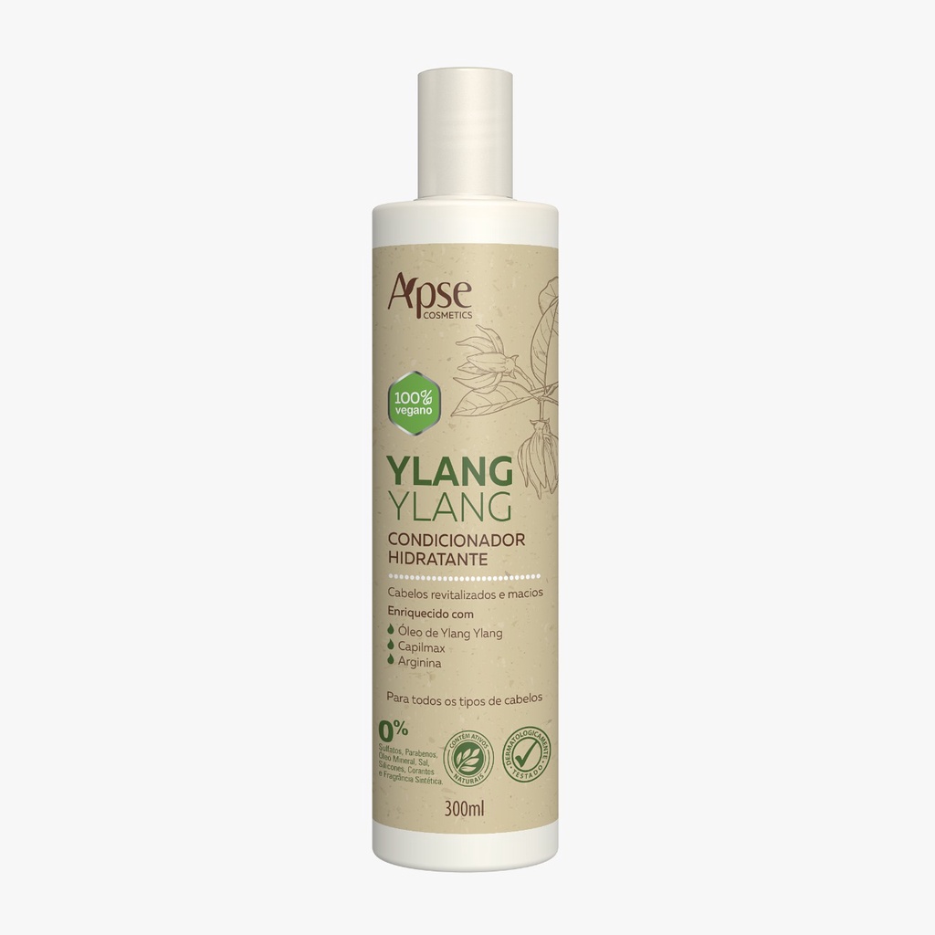 Condicionador Hidratante Ylang Ylang 300ml – Apse Vegano
