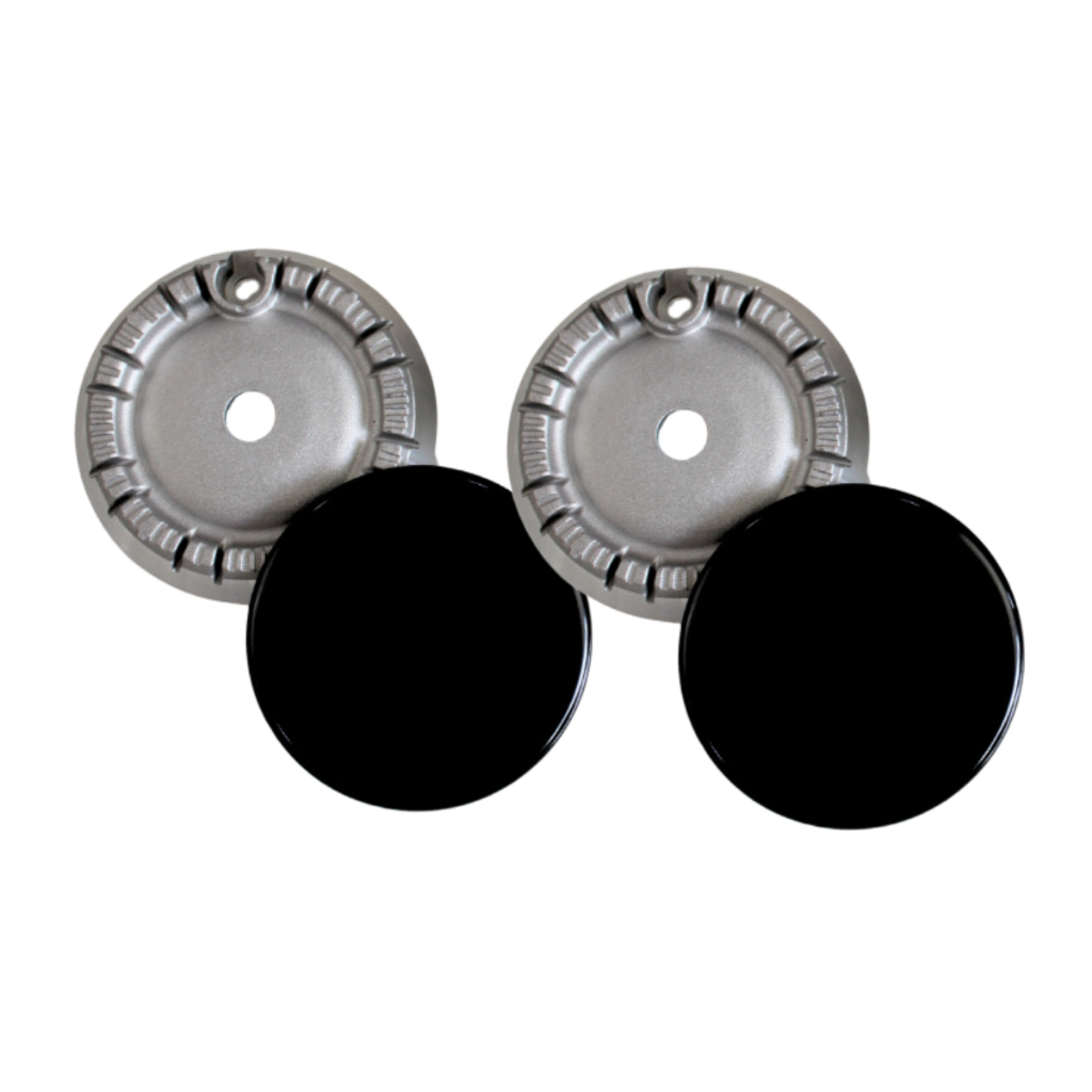Kit Dois Queimadores + Dois Espalhadores Pequenos Para Cooktop, Philco, Itatiaia
