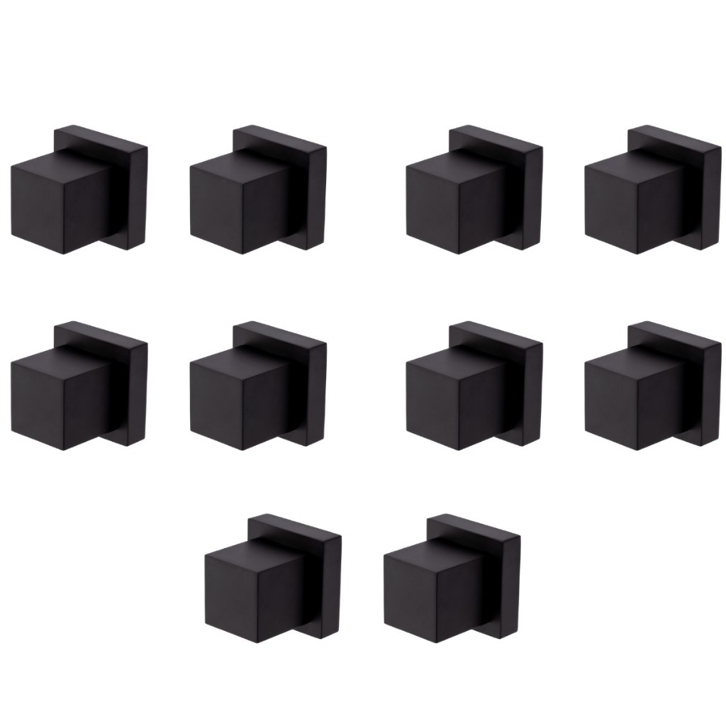 Kit 10 Acabamento Quadrado Registro Volante Metal Padrão Deca