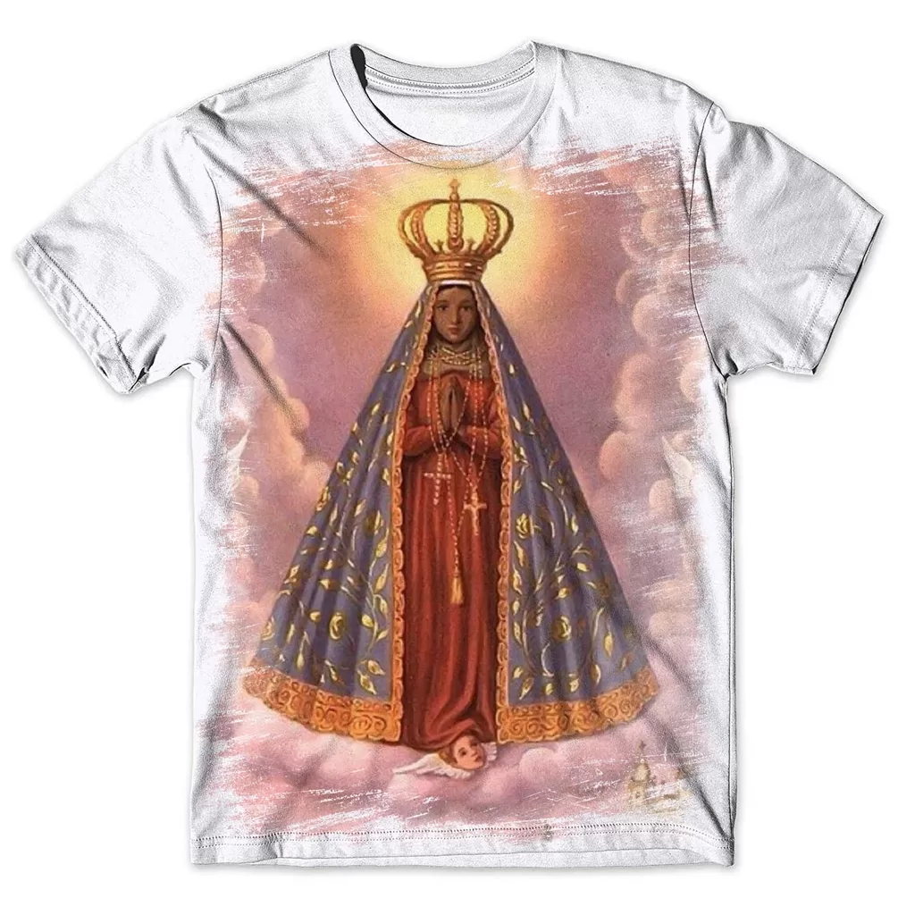 Camisa Camiseta Masculina Nossa Senhora Aparecida 86