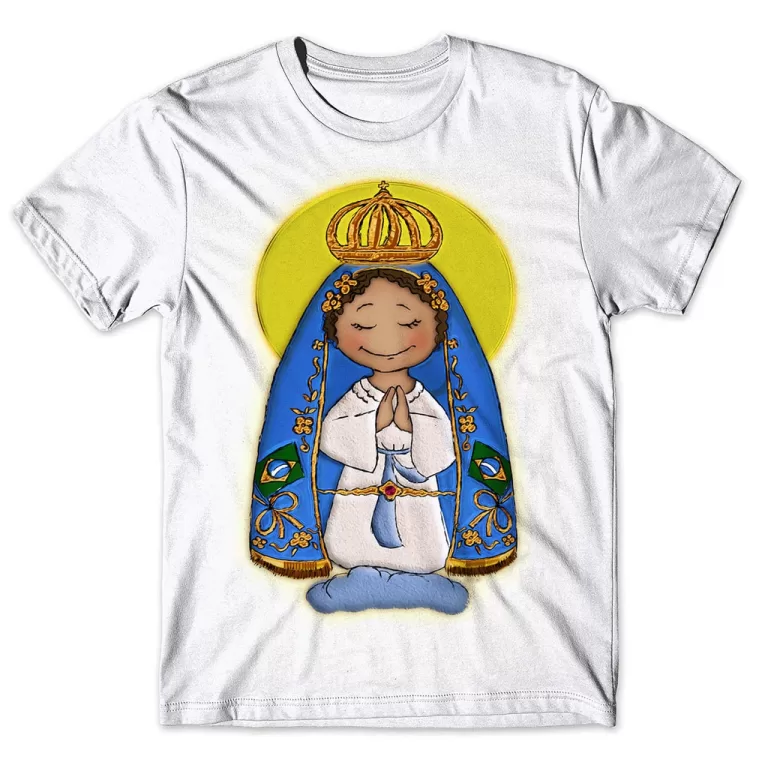 Camisa Camiseta Masculina Nossa Senhora Aparecida 