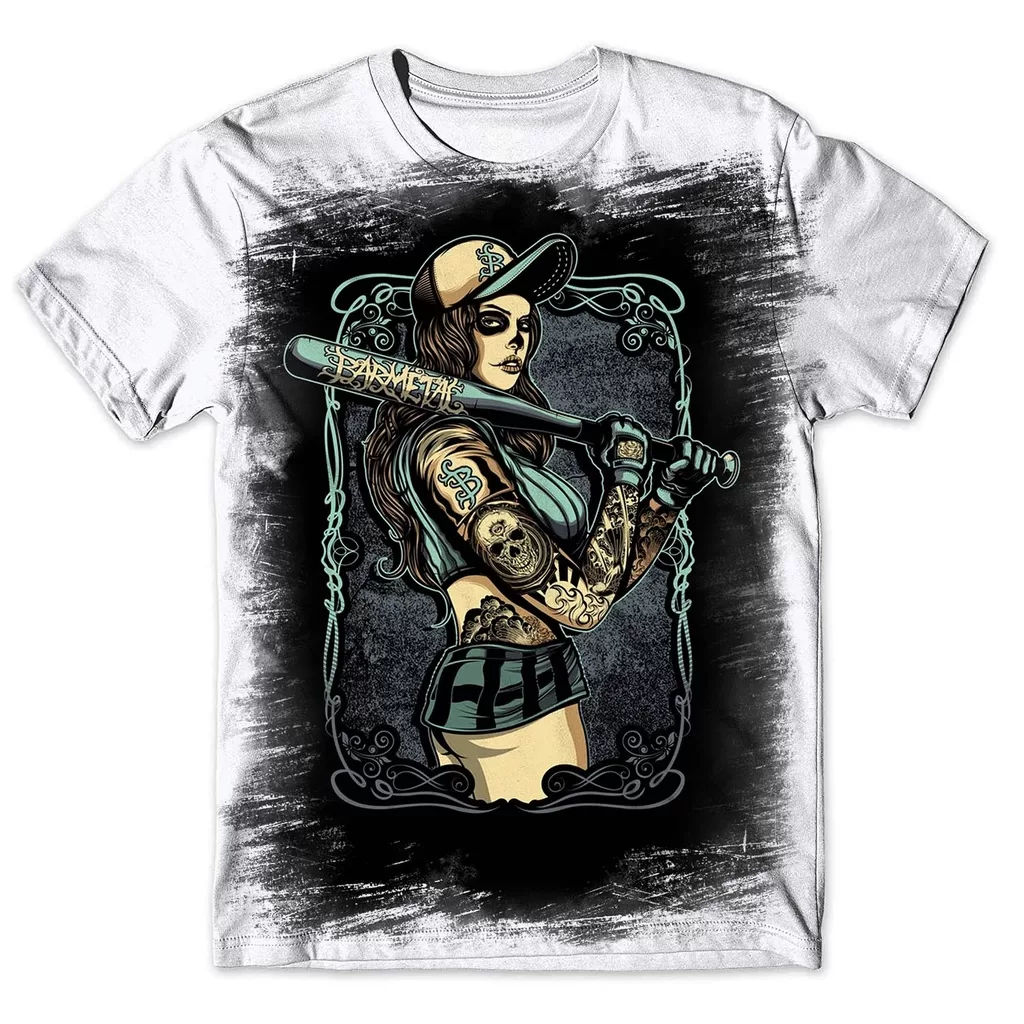 Camisa Camiseta Masculina Caveira Mexicana 25