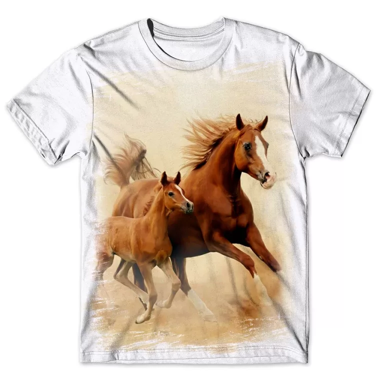 Camisa Camiseta Masculina Cavalo 161
