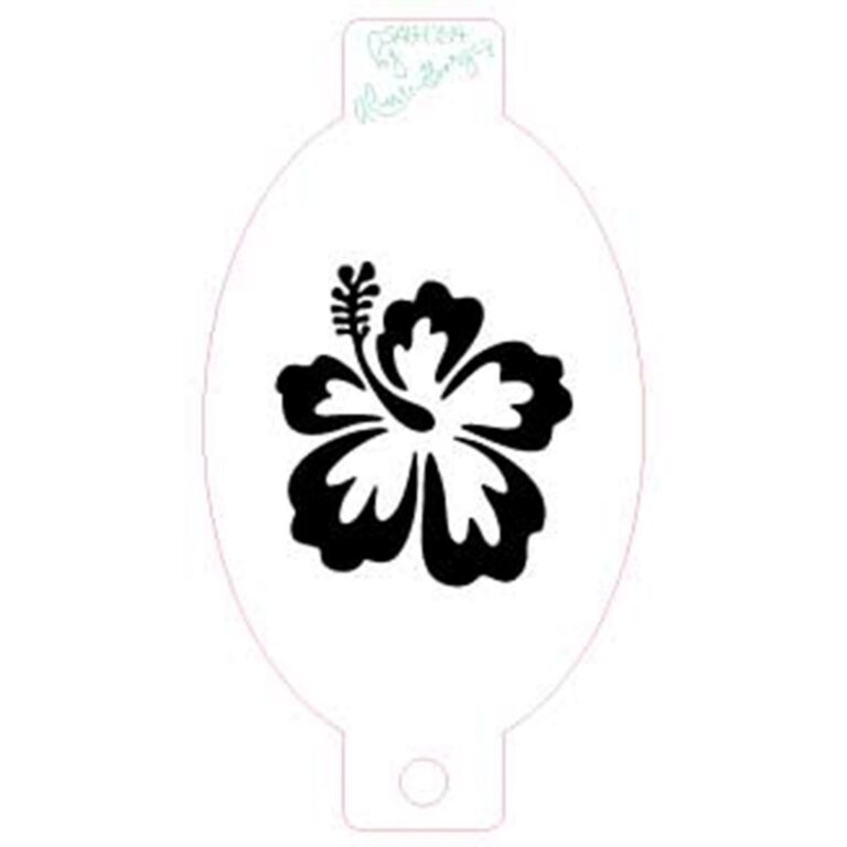 Stencil Hibisco