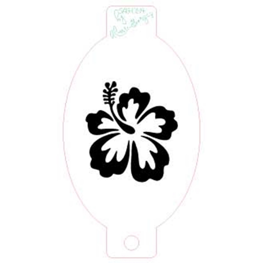 Stencil Hibisco