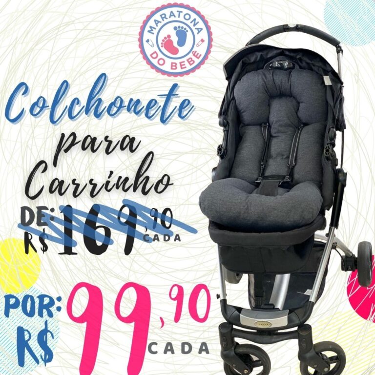 Colchonete para Carrinho DUPLA face de Algodão ES