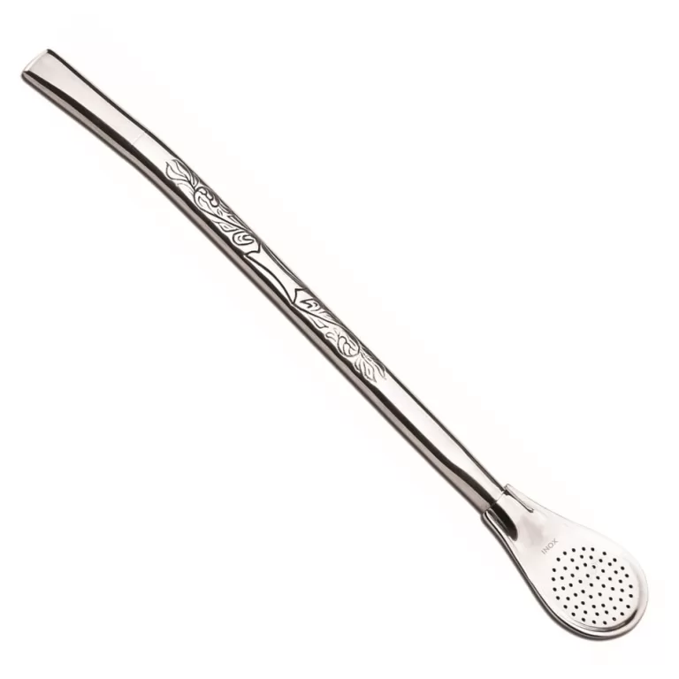 Bomba Chimarrão Mate Tererê 19cm Aço Inox Abaul