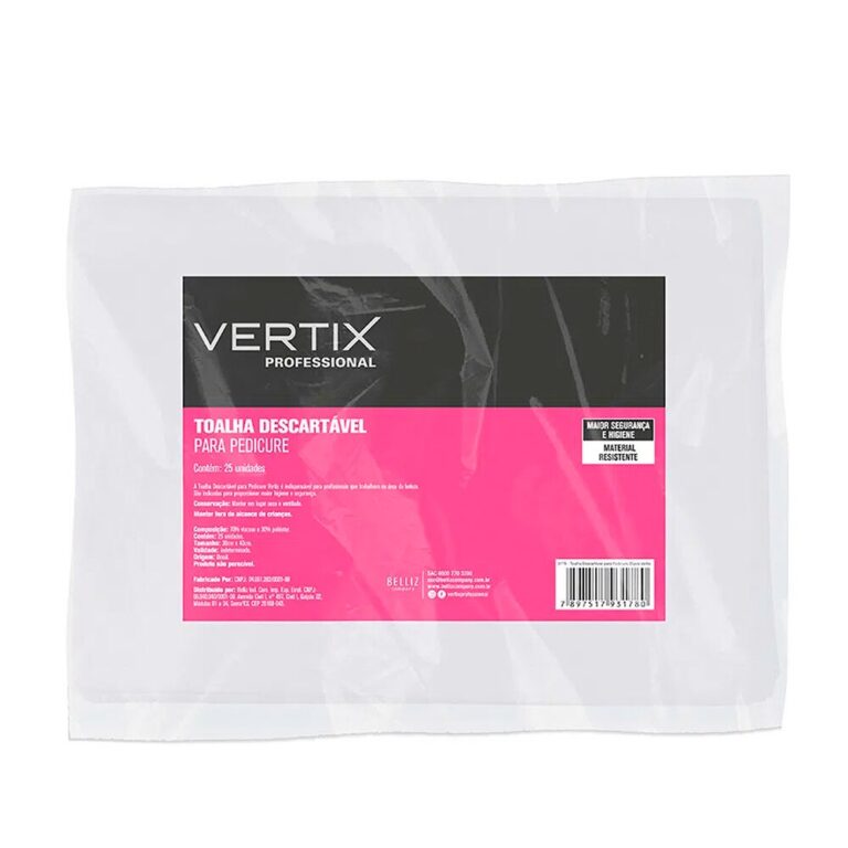 Pacote 25 Toalhas para Pedicure 30x40cm Descartáv