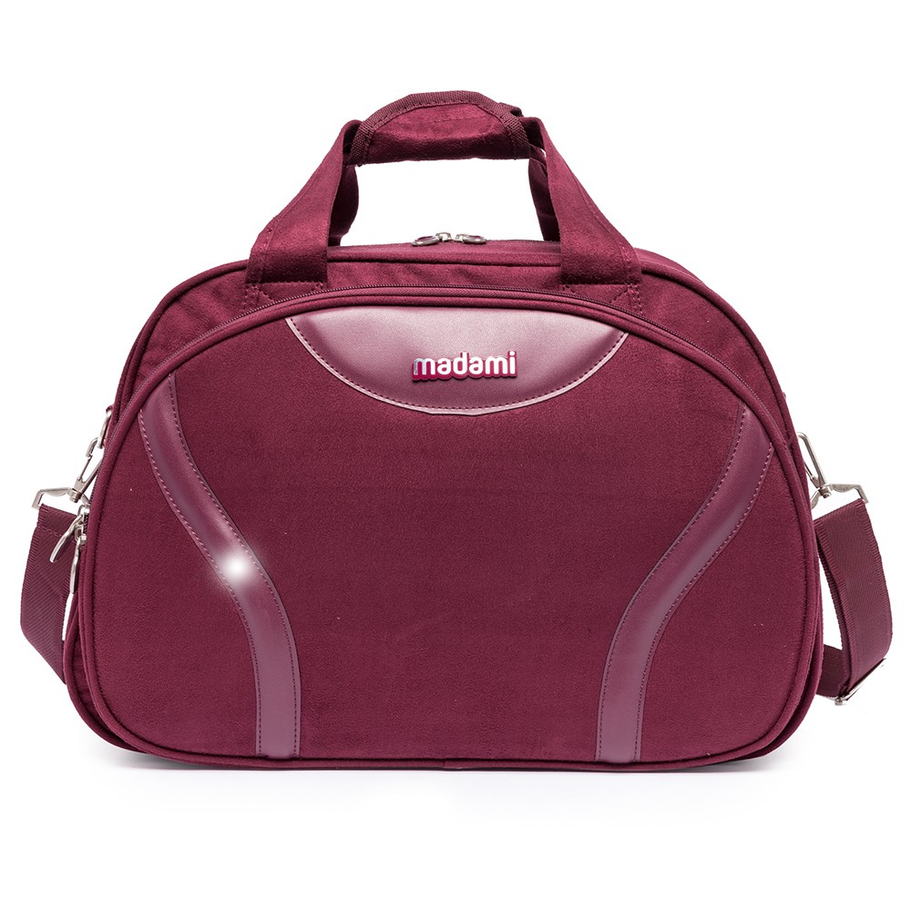 Bolsa Mala Feminina Camurça Espaçosa Bordo Viagem Madami Original