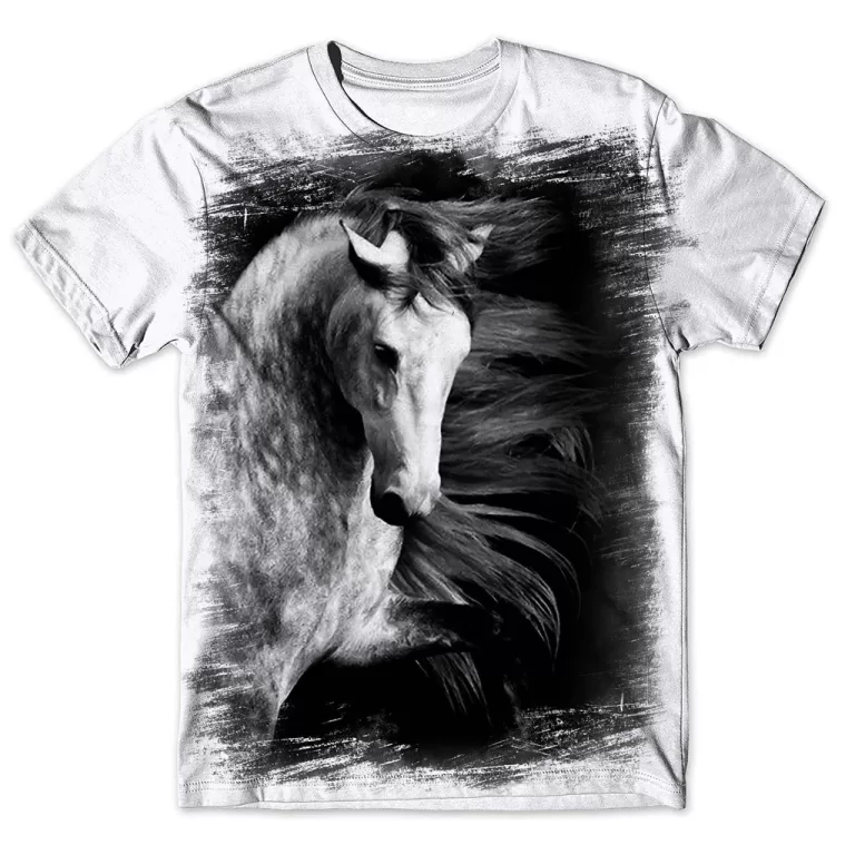 Camisa Camiseta Masculina Cavalo 311