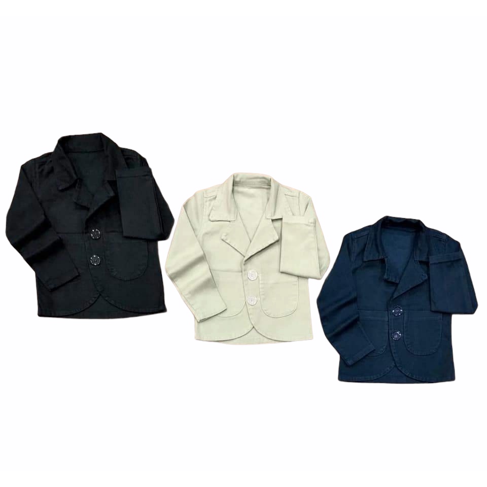 Blazer Casaco Terno Infantil Sarja Menino Criança Social Festa